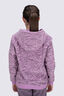 Macpac Kids&rsquo; Dune Reversible Wind Fleece, Orchid/Orchid Mountain Print, hi-res