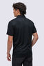 Macpac Men's Denizen 180 Merino Polo, Black, hi-res