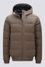 Macpac Men's Narvi Hooded Down Jacket, Stone Grey, hi-res