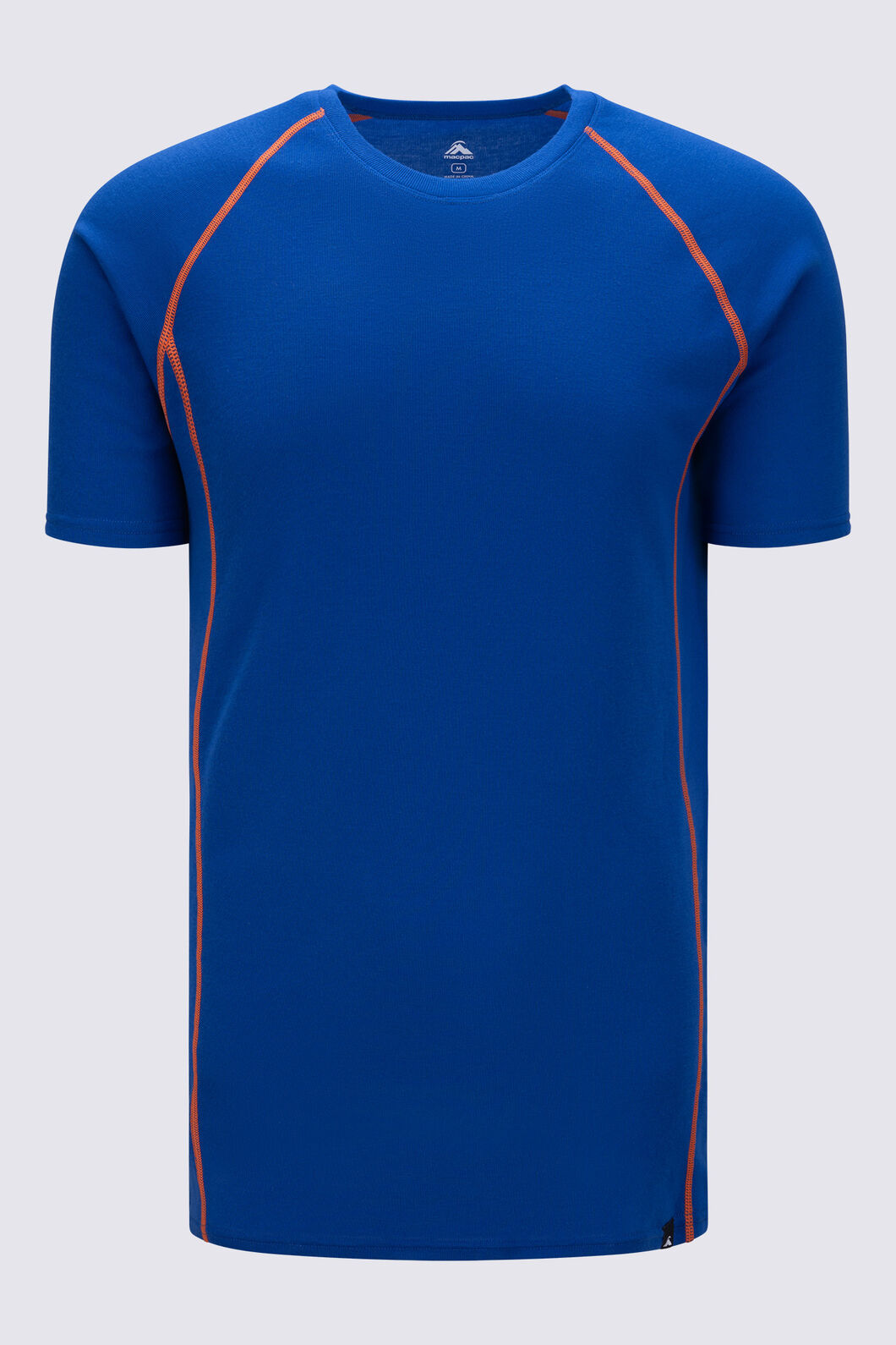 Macpac Men's Geothermal Short Sleeve Top, Surf The Web, hi-res