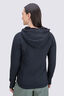 Macpac Women's Waffle Sherpa Hooded Jacket, Black, hi-res