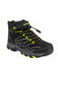 Hi Tec Kids' Blackout WP Mid Hiking Boots, Black/Lime, hi-res