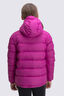 Macpac Kids' Halo Hooded Down Jacket, Festival Fuchsia, hi-res