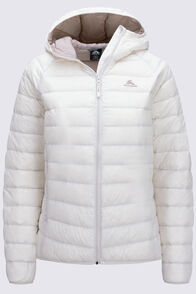 Macpac Women's Uber Light Hooded Down Jacket ♺, Egret, hi-res