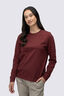 Macpac Women's Vintage Embroidered Fairtrade Organic Cotton Long Sleeve T-Shirt, Truffle, hi-res