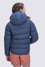 Macpac Kids' Halo Hooded Down Jacket, Vintage Indigo, hi-res