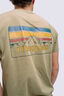 Macpac Men's Mountain in the Sky Fairtrade Organic Cotton Short Sleeve T-Shirt, Kelp, hi-res
