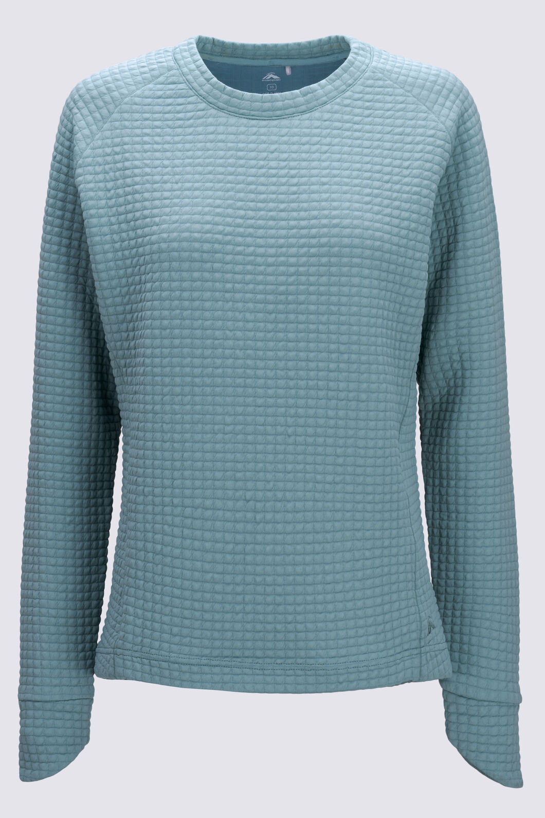 Macpac Women's Capsule Crew, Mineral Blue, hi-res