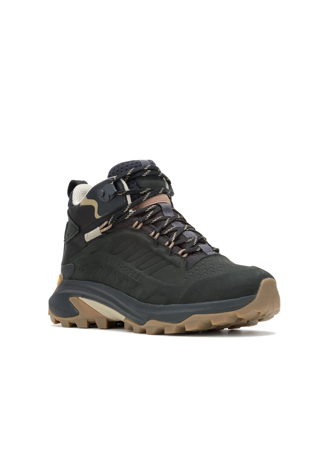 Merrell Women's Speed 2 Mid Leather Hiking Shoes, Black, hi-res