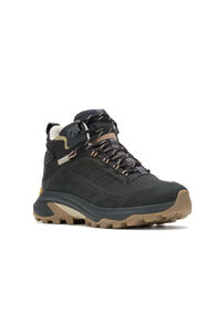Merrell Women's Speed 2 Mid Leather Hiking Shoes, Black, hi-res