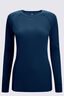 Macpac Women's Geothermal Long Sleeve Top, Naval Academy, hi-res