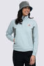 Macpac Women's Heritage Fleece Pullover, Blue Haze/Agave, hi-res