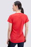 Macpac Women's Eyre T-Shirt, Poinsettia, hi-res