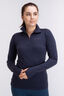 Macpac Women's Kauri 280 Merino Pullover, Black Iris, hi-res