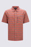 Macpac Men&rsquo;s Vale Short-Sleeve Shirt, Bossa Nova Check, hi-res
