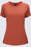 Macpac Women's Ella 180 Merino T-Shirt, Auburn, hi-res