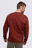 Macpac Men's Vintage Heavyweight Fairtrade Organic Cotton Crew, Fired Brick, hi-res
