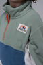 Macpac Kids&rsquo; Heritage Fleece Pullover, Ensign Blue/Hedge Green, hi-res