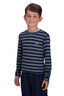 Macpac Kids' 220 Merino Long Sleeve Top, Blueprint/Primrose, hi-res