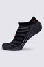 Macpac Merino Blend Trail Ankle Sock, Black, hi-res