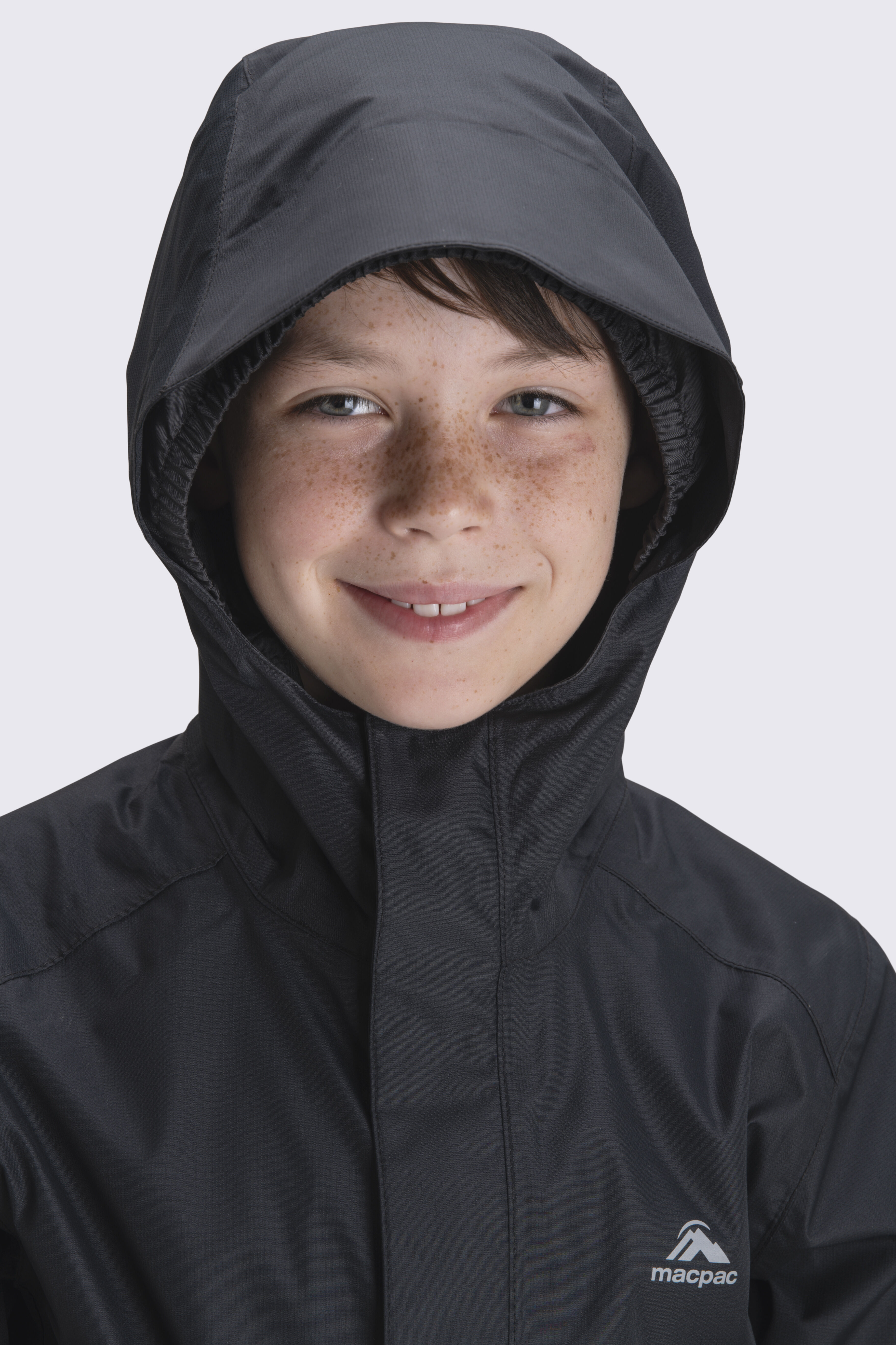 Kids black rain jacket hot sale