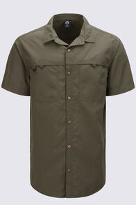 Macpac Men's Westport Short Sleeve Shirt, Forest Night, hi-res