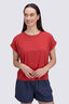 Macpac Women's Modal Short Sleeve T-Shirt, Cardinal, hi-res