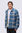 Macpac Men's Alma Fleece Lined Shirt, Vintage Indigo Check, hi-res