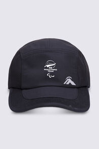 Macpac Paralympics Fast Pack Cap, Black, hi-res