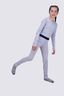 Macpac Kids' 220 Merino Long Johns, Xenon Blue, hi-res