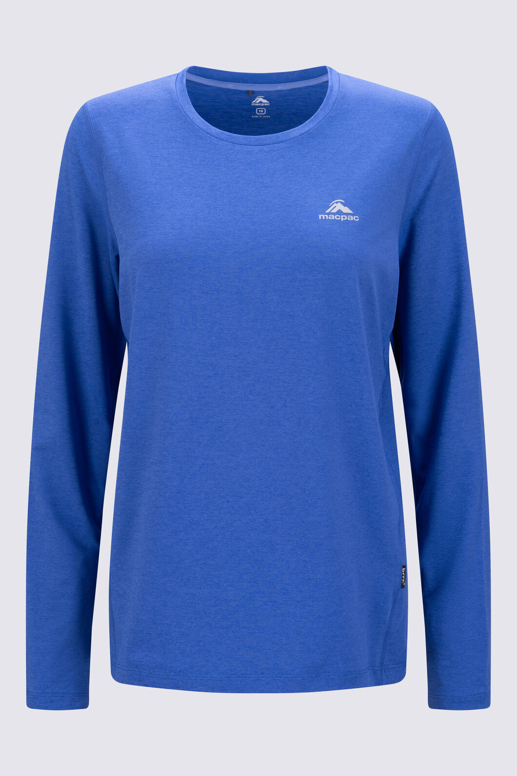 Macpac Women's brrr&deg; Long-Sleeve T-Shirt, Dazzling Blue, hi-res