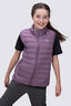 Macpac Kids' Uber Light Down Vest ♺, Grapeade, hi-res