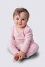 Macpac Baby 150 Merino Long Johns, Peachskin, hi-res