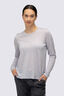 Macpac Women&rsquo;s Orton Merino Blend Long Sleeve Crew, Cosmic Sky Marle, hi-res