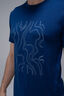 Macpac Men&rsquo;s Braided River Merino 180 T-Shirt, Navy Peony, hi-res