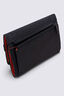 Macpac Wilderness Trifold Wallet RFID, Black/Orange, hi-res