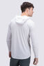 Macpac Men's Trail Long Sleeve Hooded Top, Dawn Blue, hi-res