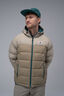 Macpac Men's Halo Hooded Down Jacket ♺, Sand/Lead Grey, hi-res