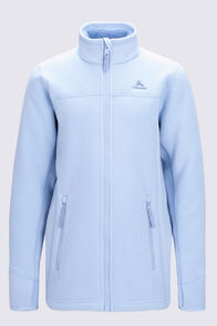 Macpac Kids' Mini Mountain Fleece Jacket, Chambray Blue, hi-res
