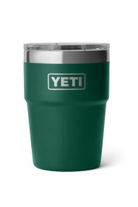 YETI® Rambler® Stackable Cup — 16 oz, Black Forest Green, hi-res