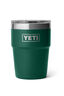 YETI® Rambler® Stackable Cup — 16 oz, Black Forest Green, hi-res