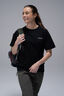 Macpac Women's Boxy T-Shirt, Black, hi-res