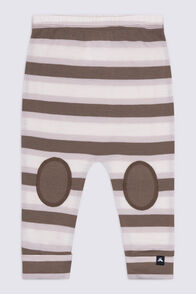 Macpac Baby 150 Merino Long Johns, Neutral Stripe, hi-res