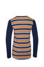 Macpac Kids' 220 Merino Long Sleeve Top, Blueprint Stripe, hi-res
