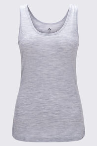 Macpac Women's 150 Merino Singlet, Light Grey Marle, hi-res