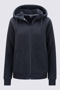Macpac Women&rsquo;s Skyline Hoodie, BLACK MARLE, hi-res