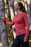 Macpac Women's 220 Merino Long Sleeve Top, Baked Apple, hi-res