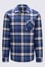 Macpac Men's Sutherland Flannel Shirt, Ensign Blue Plaid, hi-res