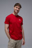 Macpac Men's Vintage Embroidered Fairtrade Organic Cotton Short Sleeve T-Shirt, Salsa, hi-res