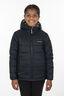 Macpac Kids' Pulsar Alpha Hooded Insulated Jacket, Black/Black Print, hi-res